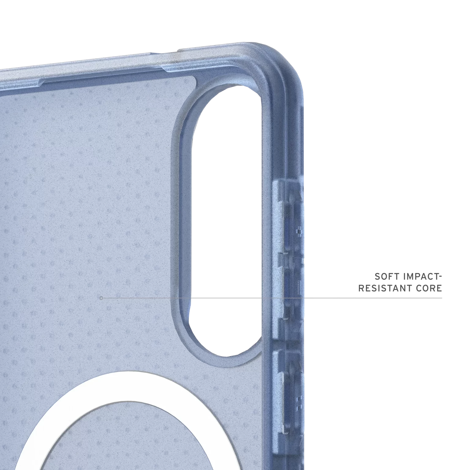UAG Dot Series Magsafe Compatible Phone Case for Samsung Galaxy S25 Edge - Blue