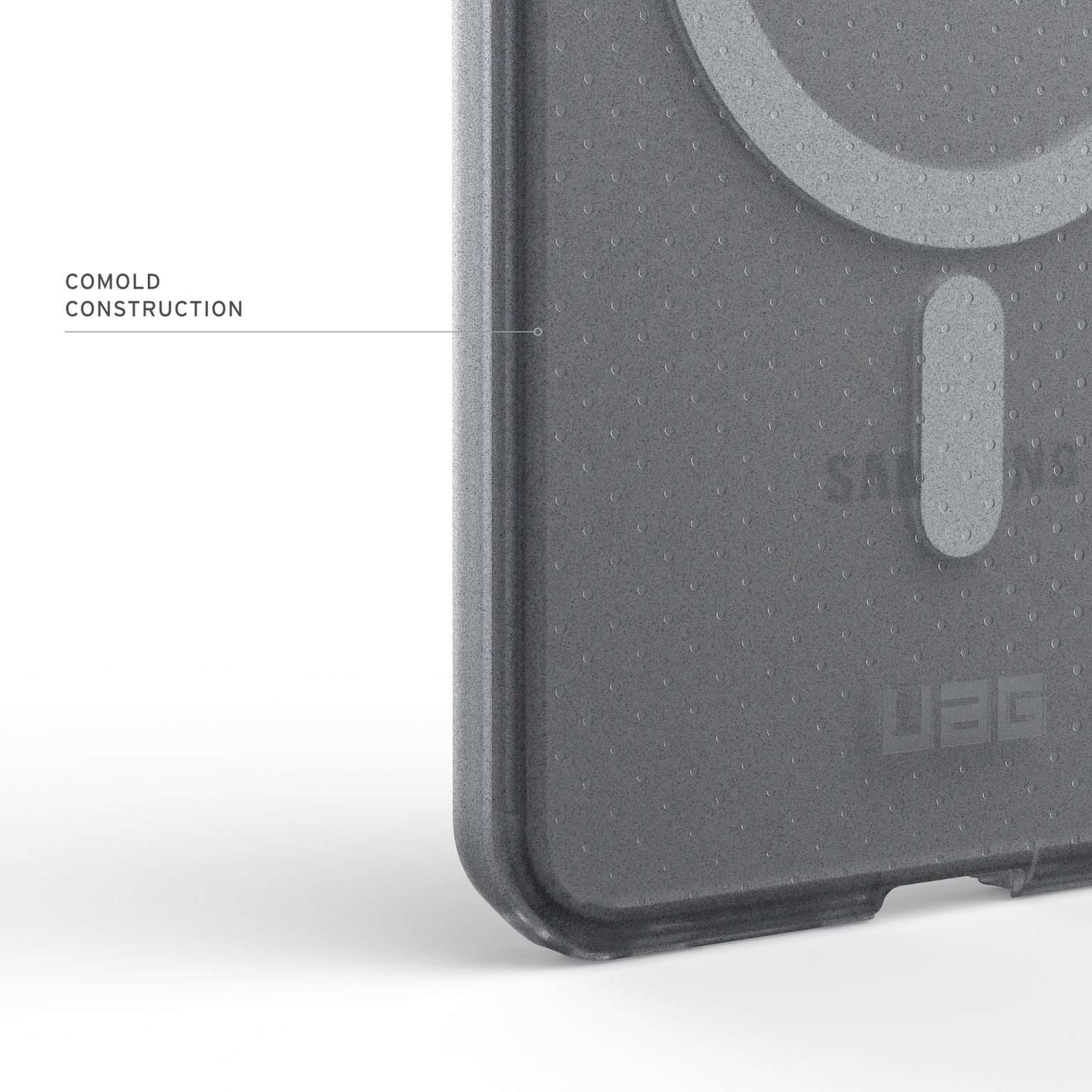 UAG Dot Series Magsafe Compatible Phone Case for Samsung Galaxy S25 Edge - Ash
